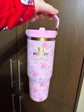 Stanley 1913 x LoveShackFancy IceFlow Flip Straw Tumbler – 30 oz | Ibiza Sunset